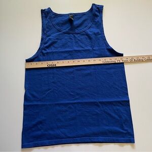 Blue Sleeveless boy Top and Gildan Blue T-Shirt.